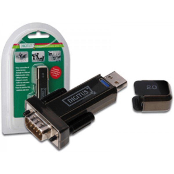 USB 2.0 adapter pretvornik na serijski RS232 + 0,8m usb podaljšek