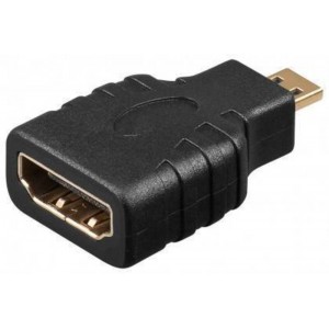 Adapter HDMI A ženski - moški HDMI micro D
