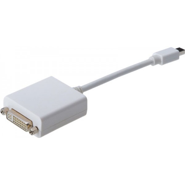 Adapter MINI DisplayPort moški - ženski DVI, 0,15m