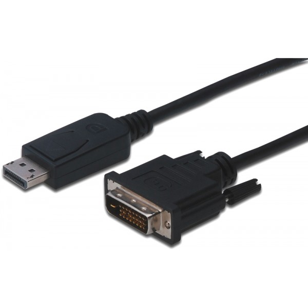 DisplayPort kabel moški - DVI-D moški,  2m