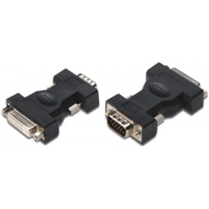 Adapter DVI24+5 ženski - VGA 15 moški