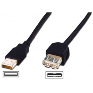 USB kabel 2.0 podaljšek A/m<>A/ž 5m