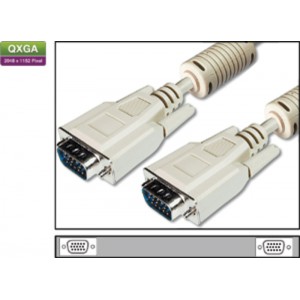 Monitor-Kabel HD15moški <> moški 15 HD, 15m FE