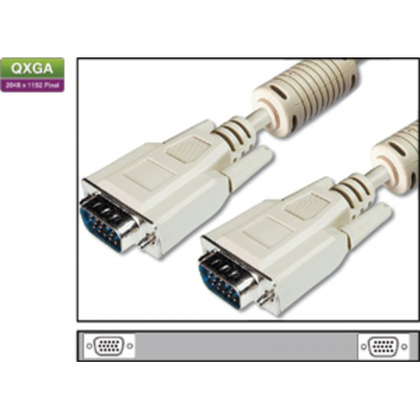 Monitor-Kabel HD15moški <> moški 15 HD, 15m FE