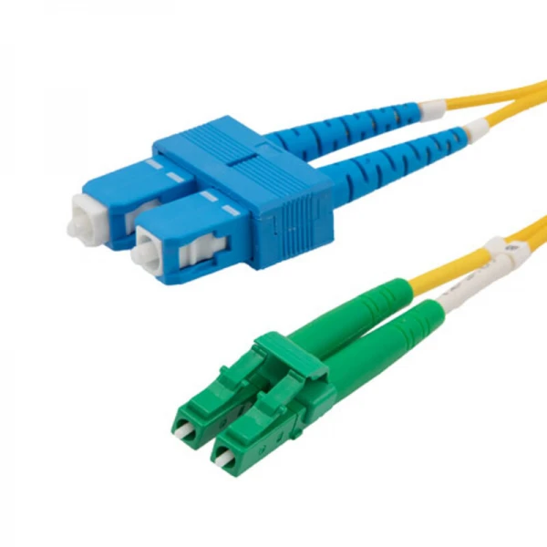 Optični patch kabel-Duplex E9/125 LC/APC<>SC 10m