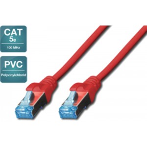 Patch kabel Cat.5e SFTP  0,5m rdeč