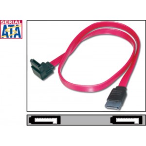 SERIJSKI-ATA-Kabel   0,50m, 90° kotni