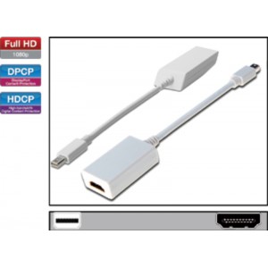 Adapter MINI DisplayPort moški - ženski HDMI  0,15m