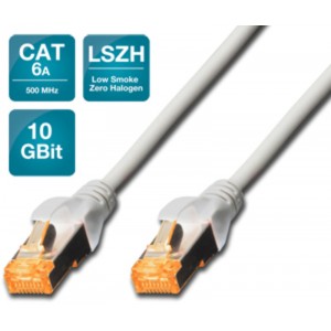 Patch kabel Cat.6A SFTP 5m sivi