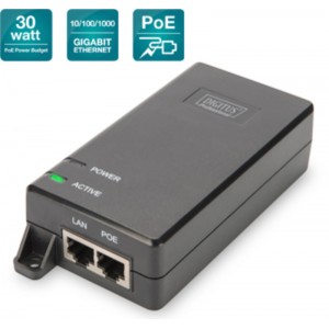 PoE napajalnik 802.3at, 48V, 30W