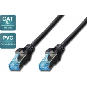 Patch kabel Cat.5e SFTP  1m črna