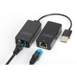 Extender USB RJ45 Cat.5/5e/6 do 50m Digitus