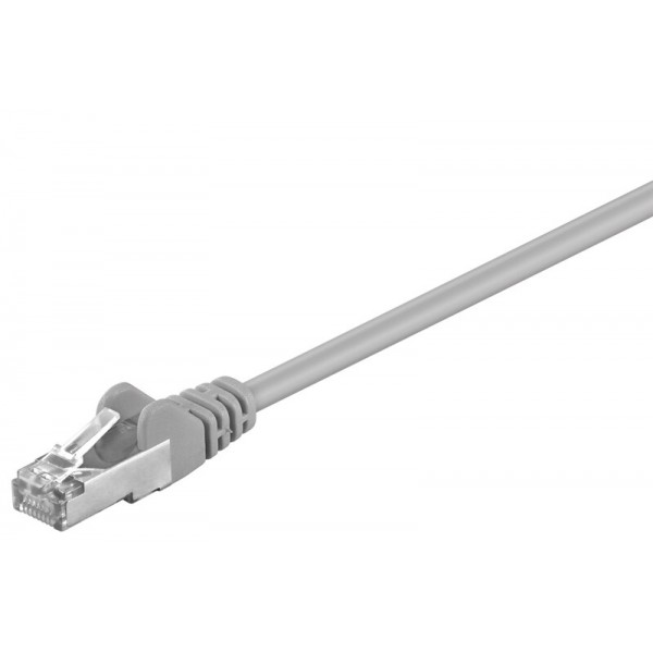 Patch kabel Cat.5 SFTP 1m sivi