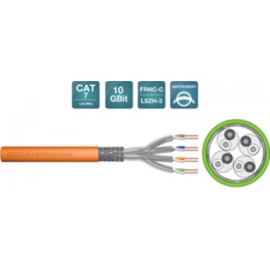 Inštalacijski kabel Cat.7 S/FTP, 500m LSHF-3