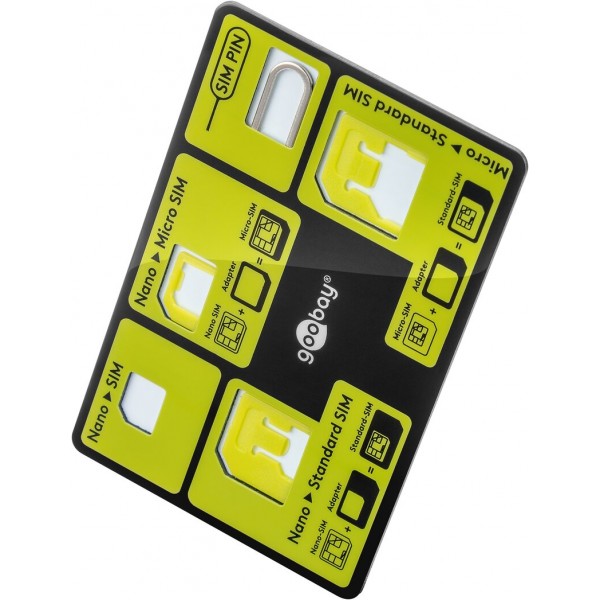 Organizator adapterjev za SIM kartice in SIM kartic