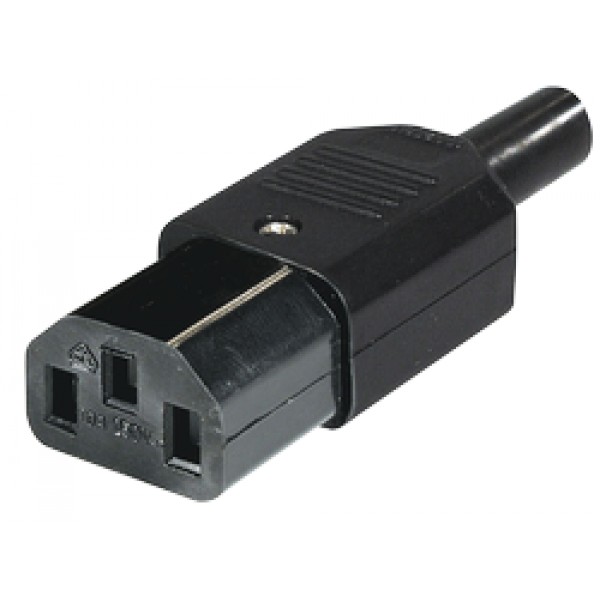 Vtikač C13 za montažo na kabel
