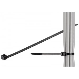 PVC vezice 100mm x 2,5mm, črne