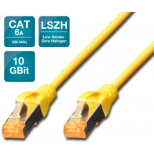 Patch kabel Cat.6A SFTP 0,5m rumena