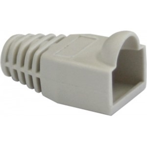 Zaščita za RJ45 Cat.6 konektorje siva 100 kom