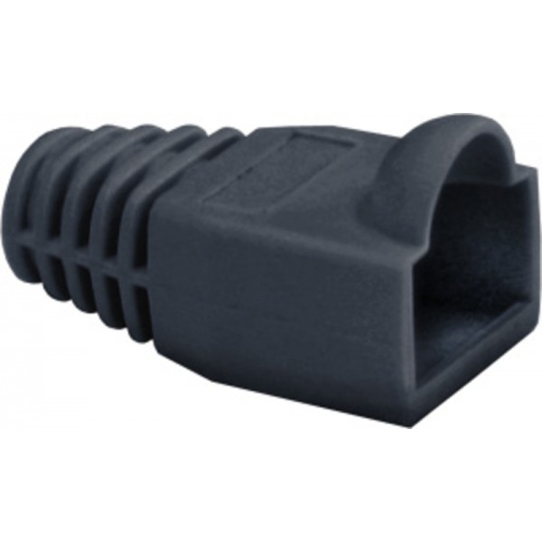 Zaščita za RJ45 Cat.6 konektorje črna 100 kom