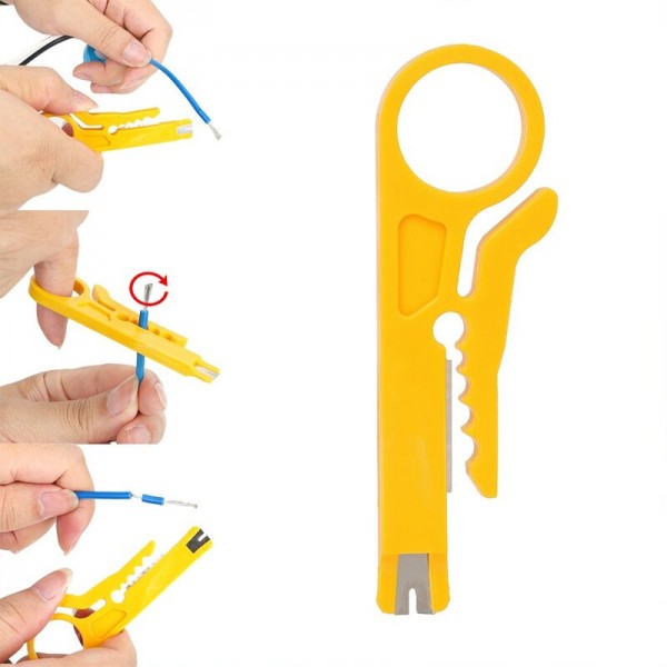 Multifunkcionalno orodje za snemanje izolacije in krimpanje