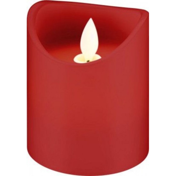 LED svečke set 4 kom, rdeče barve