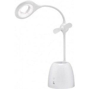 LED namizna svetilka z ventilatorjem in PenBOX
