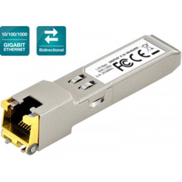 DIGITUS 1,25 Gbps SFP modul, RJ45, 10/100/1000Base-T, do 100 metrov