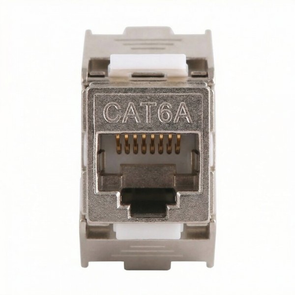 Keystone Jack Cat.6A RJ45 STP za montažo na inštalacijski kabel brez orodja
