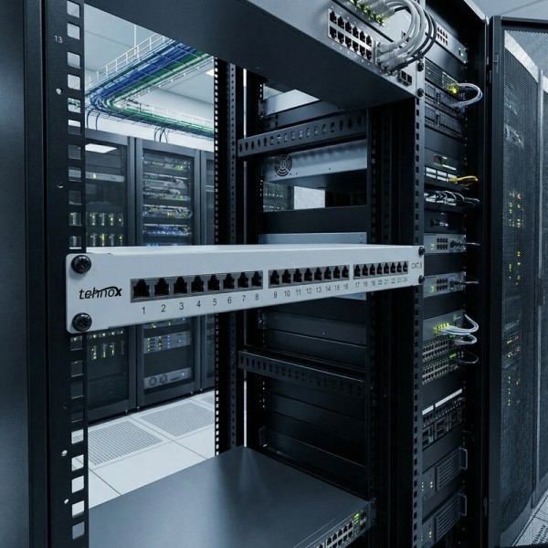 Patch panel 24port STP Cat.6 1U