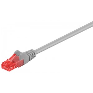 Patch kabel Cat.6 U/UTP 1,5m, sivi