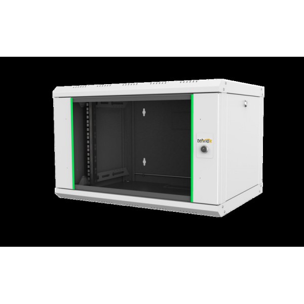 19" stenska omara 12U 600x600, RAL 7035