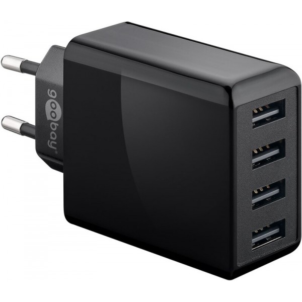 Napajalni adapter 4 x  USB 3A / 30W