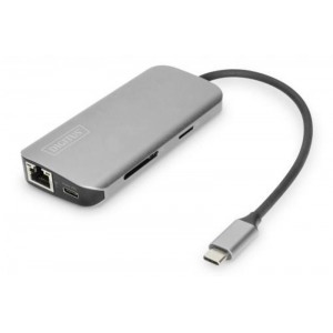 Univerzalna priklopna postaja DIGITUS USB-C™,8 Port