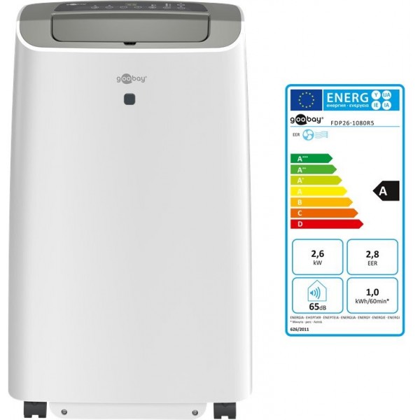 Lokalna klimatska naprava 9000 BTU/2600W z daljinskim upravljalnikom in časovnikom
