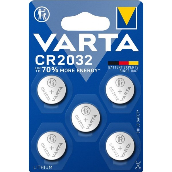 Baterija mini CR 2032 VARTA 3V, ( 4022 )  set=5 kom