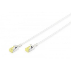 Patch kabel Cat.6A U/FTP 10m, SLIM, sivi
