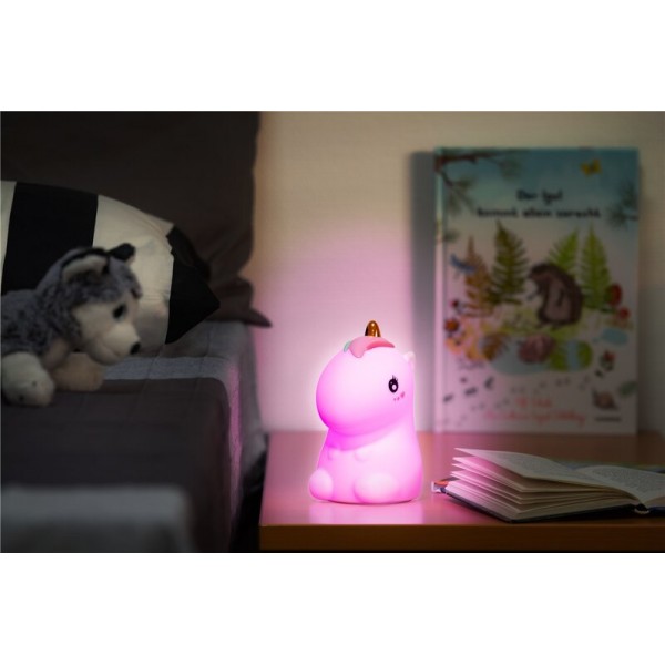 LED silikonska nočna svetilka "Samorog" LED silikonska nočna svetilka "Samorog"