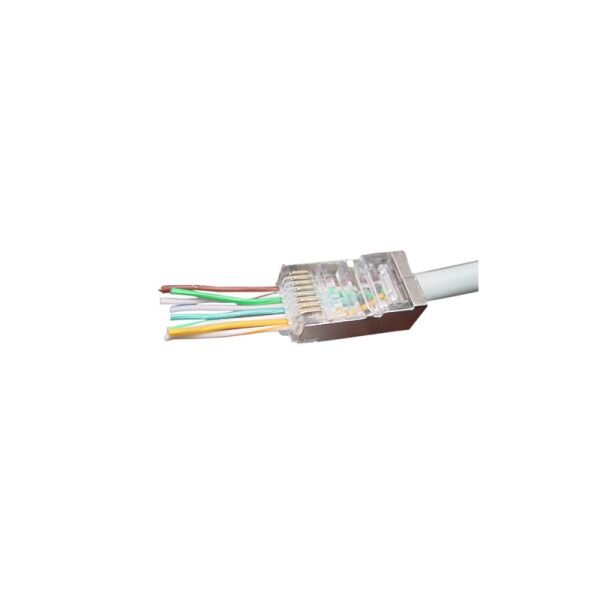 Modularni konektor RJ45 Cat.5e, oklopljen 100 kom, "PASS-through"
