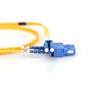 Optični patch kabel LC-SC Duplex 2.0mm 9/125 LSZH 3m