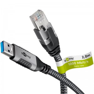 Patch kabel RJ45 na USB-A 3.0, 2 m