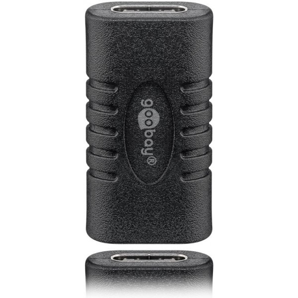 Adapter USB-C™ ženski na USB-C™ ženski,  spojni I člen, črn