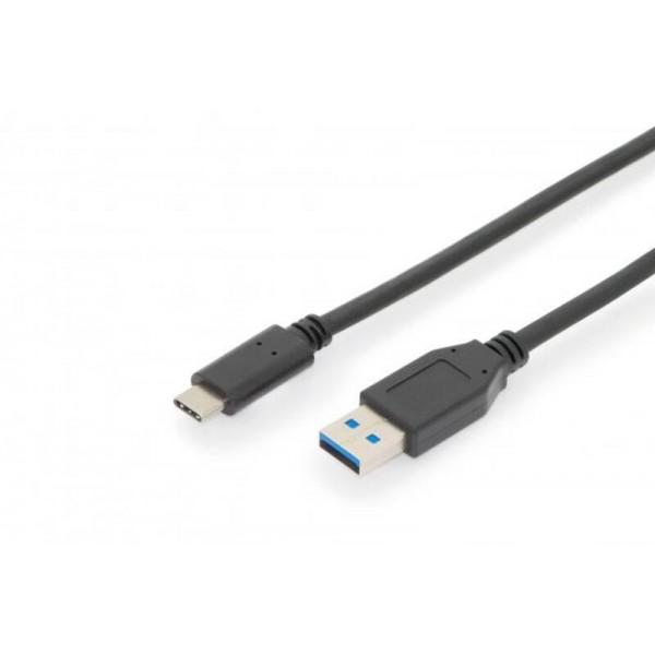 DIGITUS Priključni kabel USB Type-C, Gen2, Type-C na A