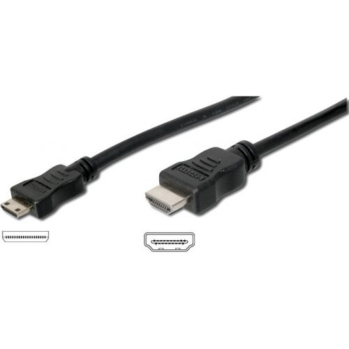 Kabel HDMI A moški & moški HDMI mini C 3m