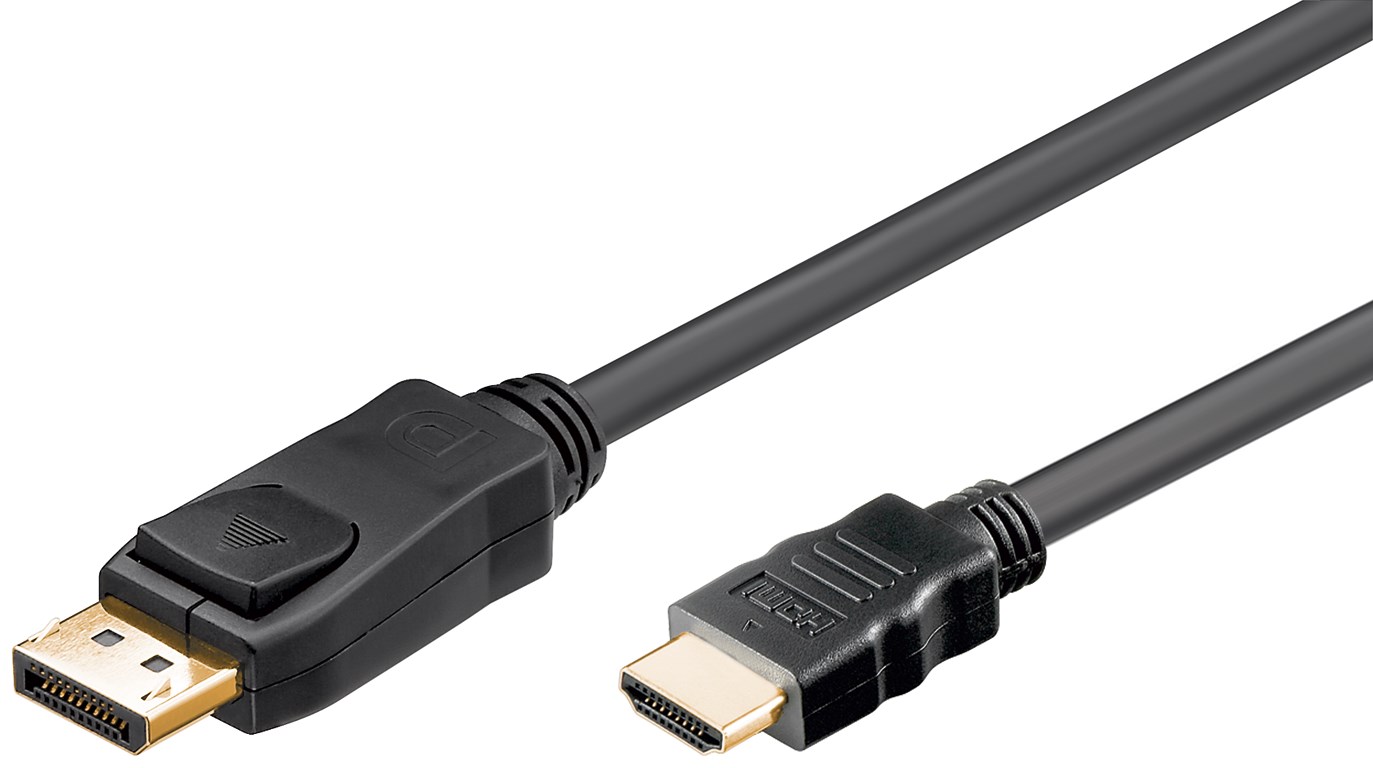 DisplayPort kabel moški<>moški HDMI,  1m