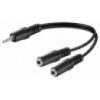Audio 3,5mm jack adapter kabel 2/1