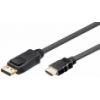 DisplayPort kabel moški<>moški HDMI,  1m