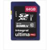 INTEGRAL 64GB SDXC UltimaPro CLASS10 80MB UHS-I U1 spominska kartica