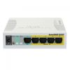MIKROTIK RB260GSP 5x Gigabit PoEout Ethernet Smart stikalo (CSS106-1G-4P-1S)