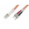 Optični patch kabel-Duplex  50/125  LC&ST 3m OM2ž